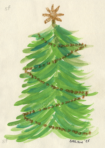 Christmas Gold Star