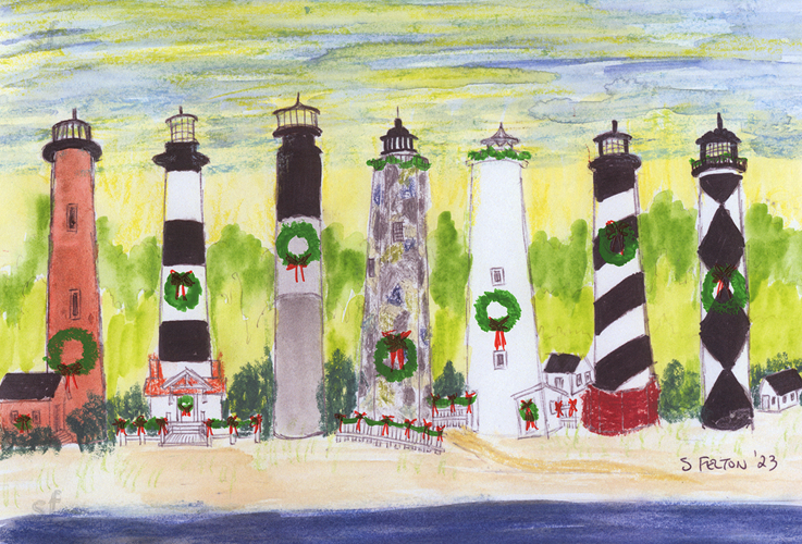 Our NC Lighthouses Christmas