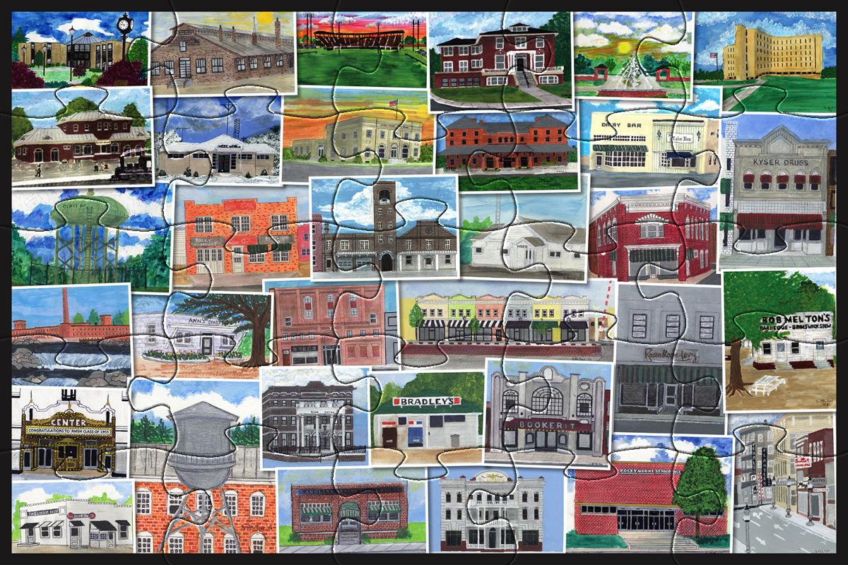 Rocky Mount Collage Puzzle