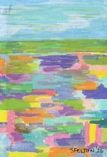 Abstract Intercoastal Waterway