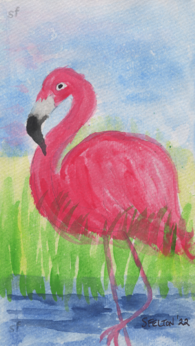 Ada McCreigh's Pink Flamingo From PopPop