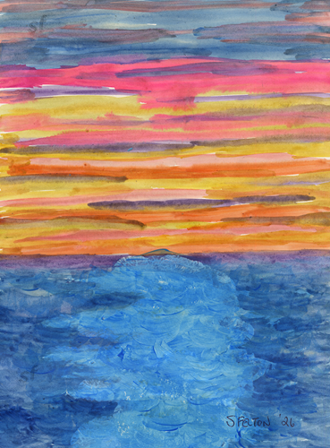 Early Morning Ocean Sky