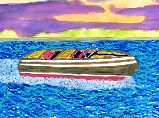 Sailing At Sunset